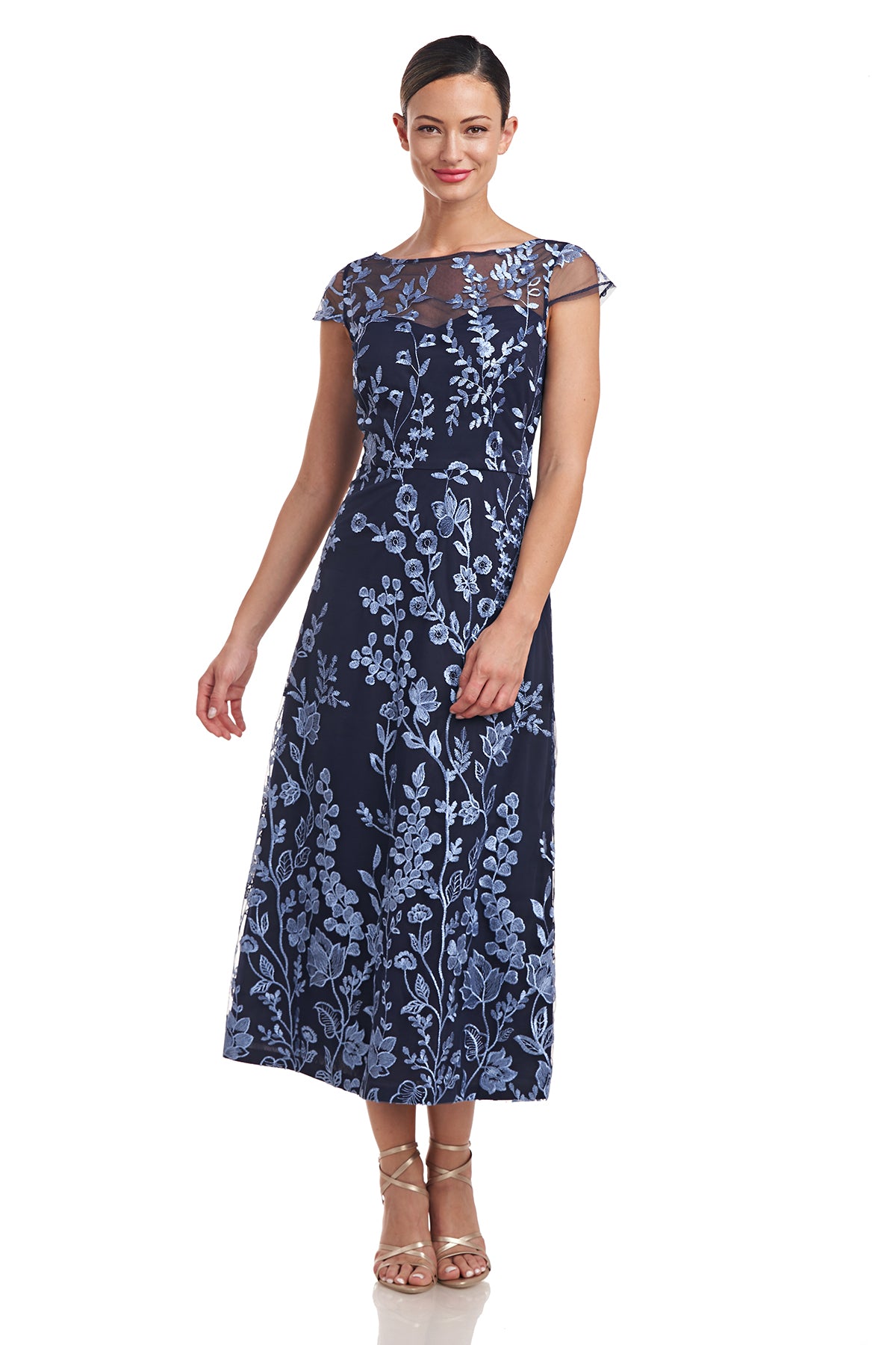 Meredith Tea Length Dress JS Collections