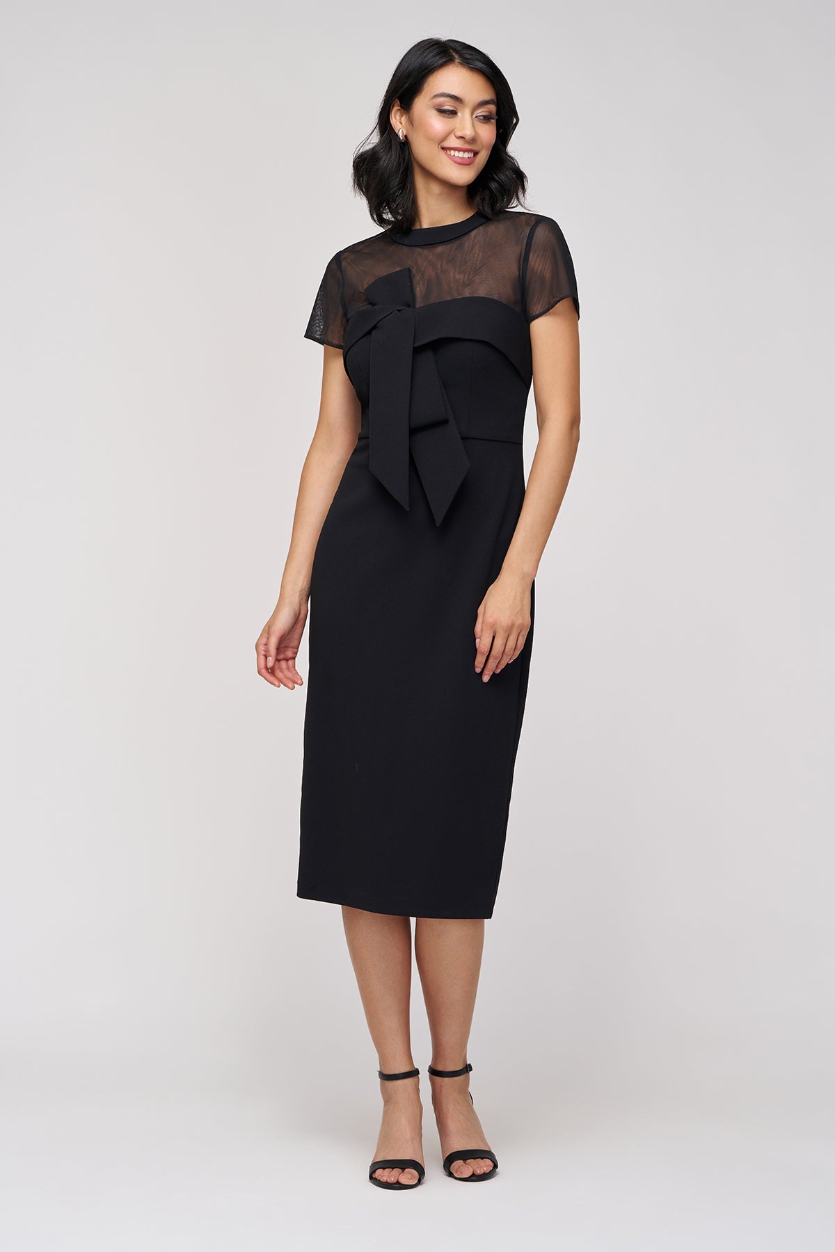 Roselle Bow Cocktail - 6 / Black Roselle Bow Cocktail - 6 / Black