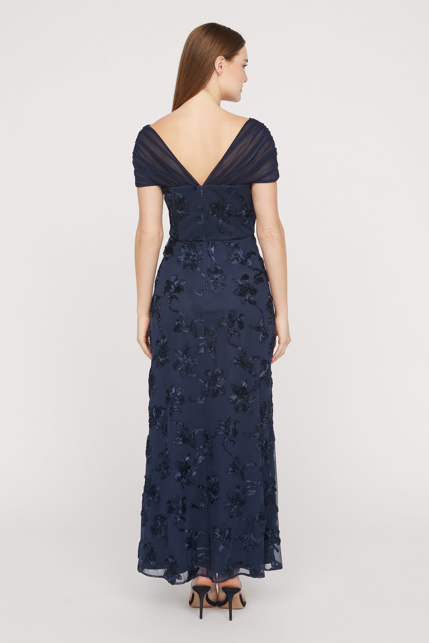 navy blue ankle length dress Maxi Dress Navy Long Dress Leora Maxi Dress Size 2