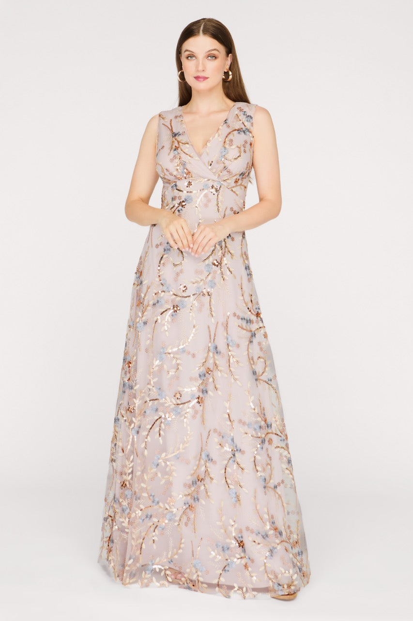 Lavinia A-Line Gown - 4 / Rose Gold Lavinia A-Line Gown - 4 / Rose Gold