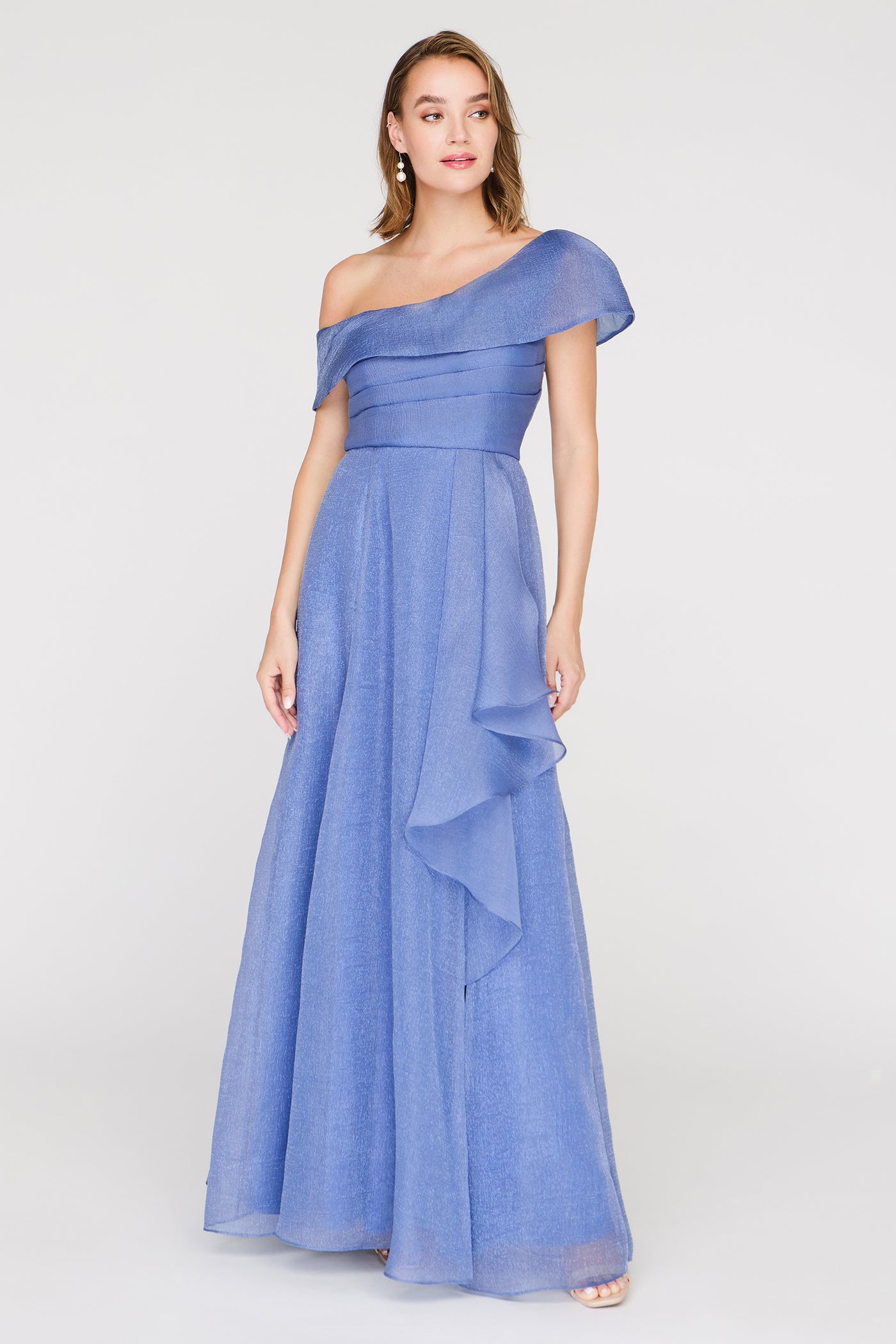 organza gowns & formal dresses Evangeline Gown Off the shoulder sweetheart Festival-Flash-Sale-2024 Color:Floral Multi Womens Plus Size Velvet