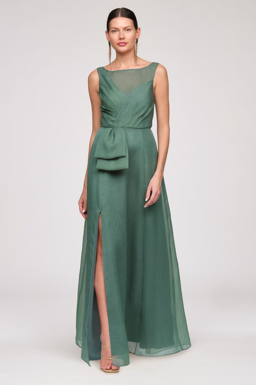 Carey Organza Gown - 4 / Mallard Carey Organza Gown - 4 / Mallard