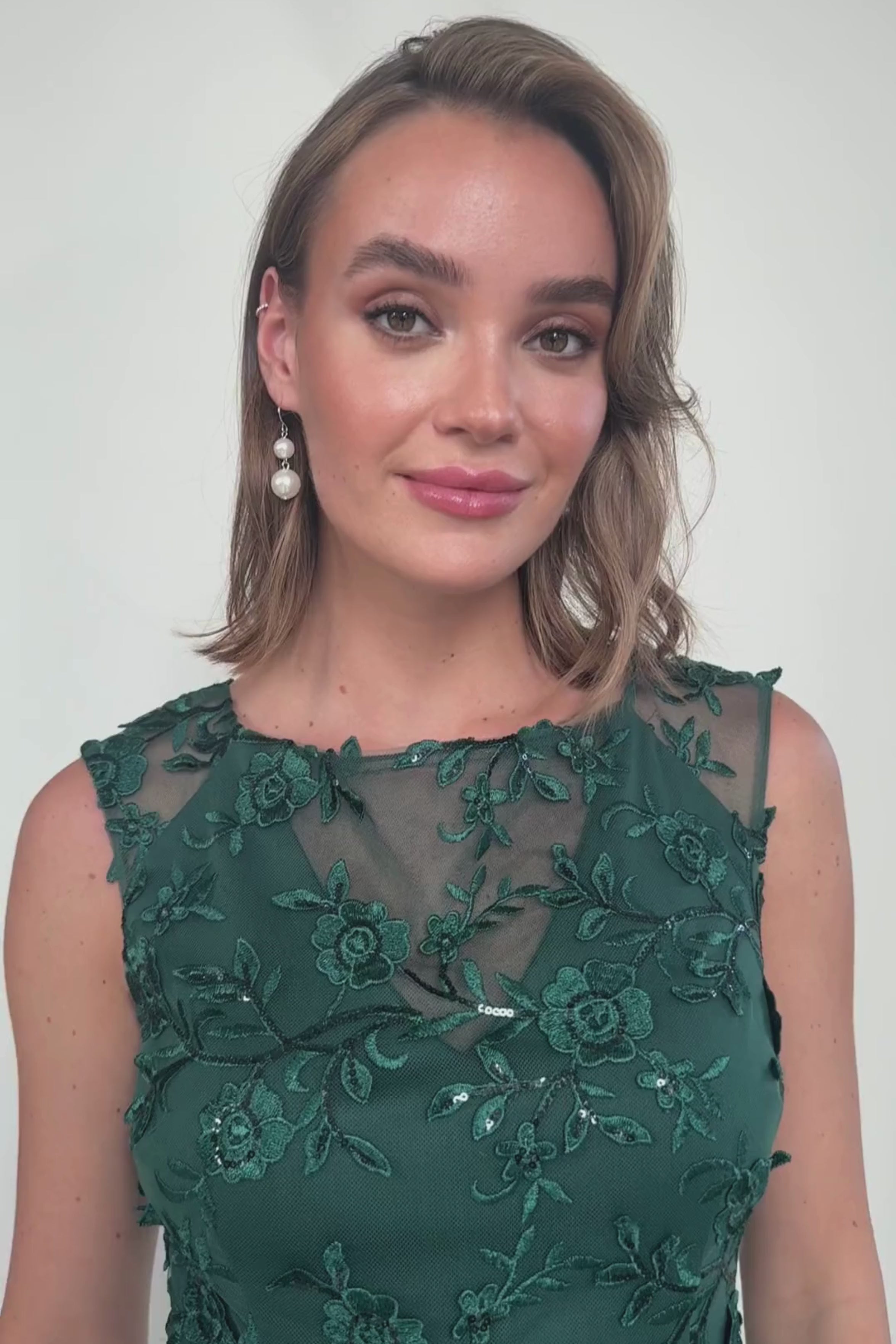 Viviana Cocktail Dress - 10 / Jewel Green