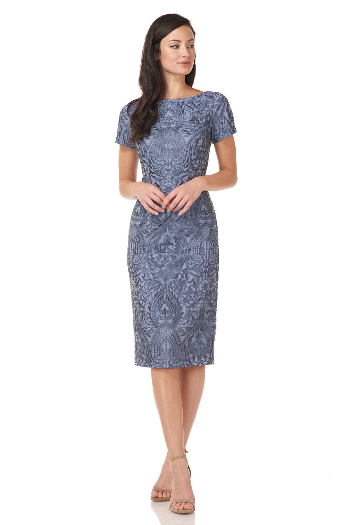 Embroidered Cocktail JS Collections Embroidered Cocktail JS Collections