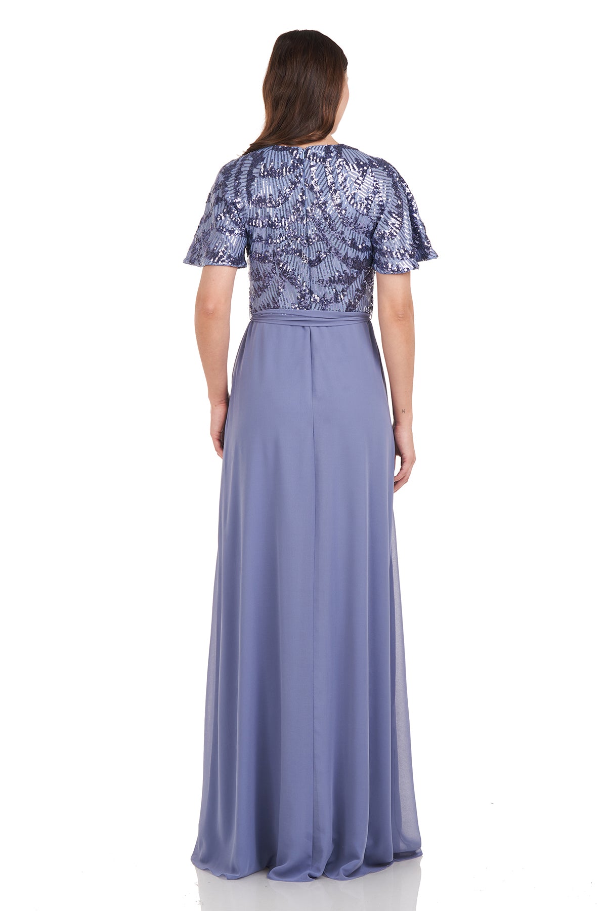 Petra Flutter Sleeve Gown