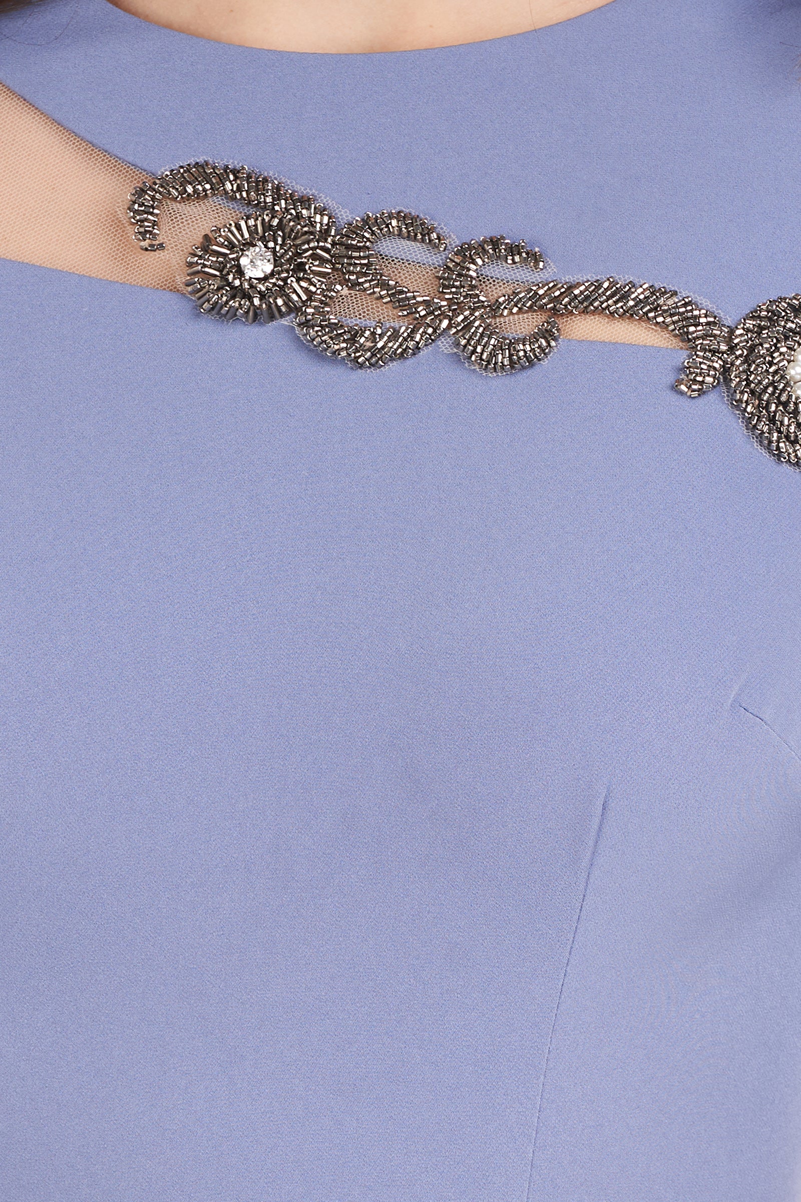 Ivy Beaded Column Gown