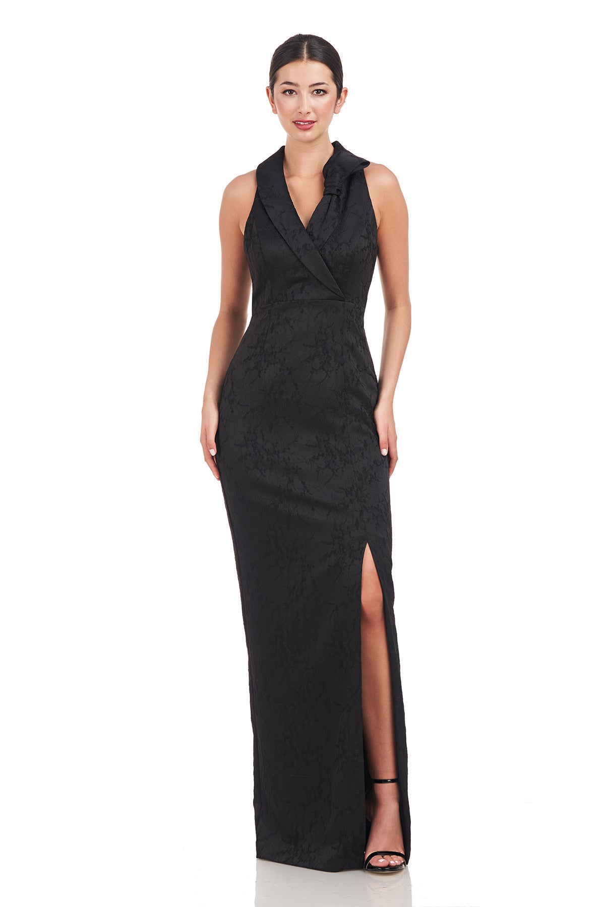 Jasmine Tuxedo Column Gown