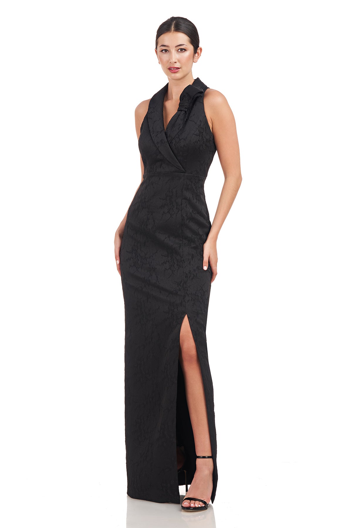 Jasmine Tuxedo Column Gown