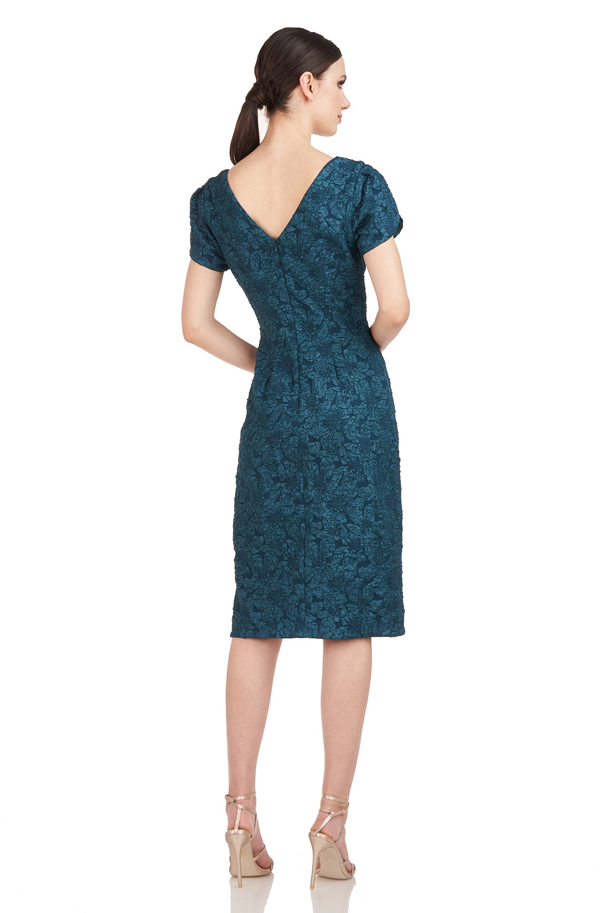 Ash Square Neck Cocktail Dress