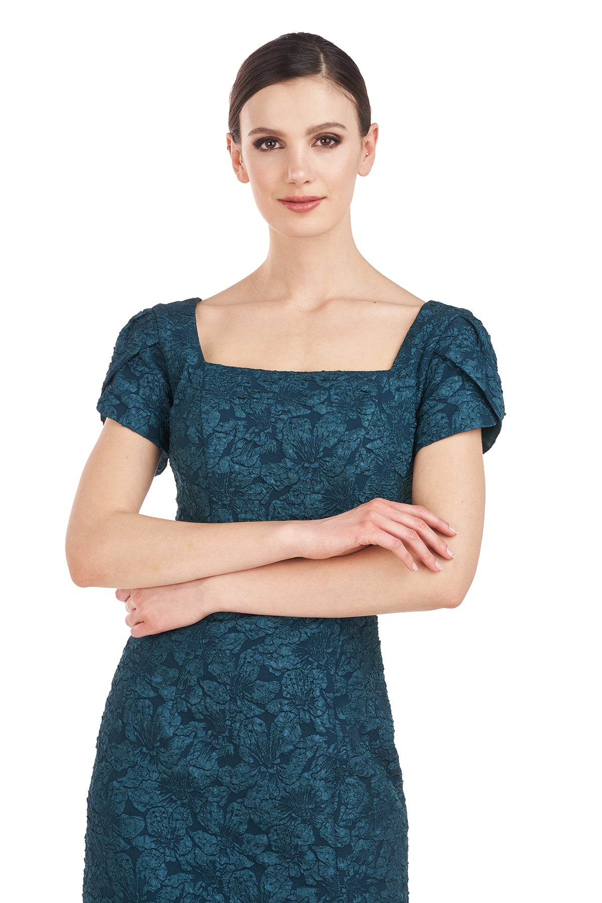 Ash Square Neck Cocktail Dress