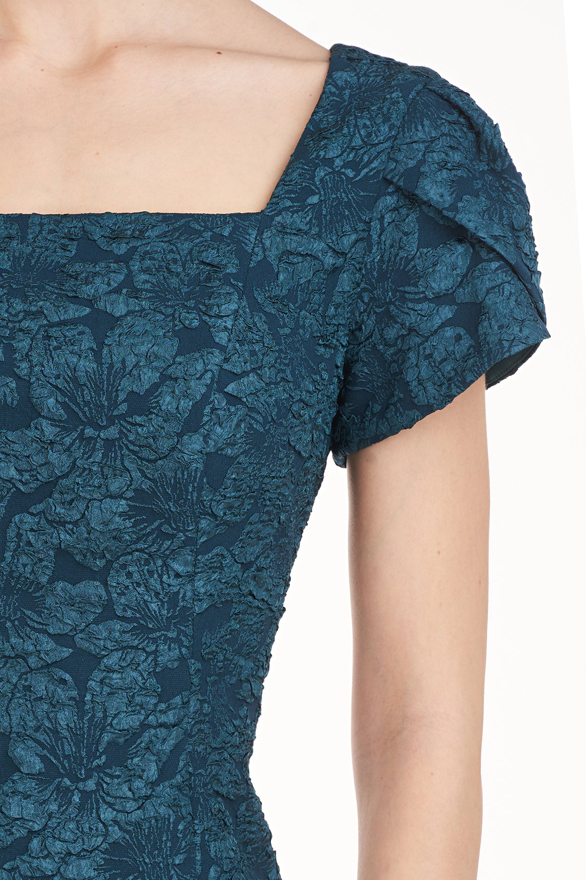 Ash Square Neck Cocktail Dress
