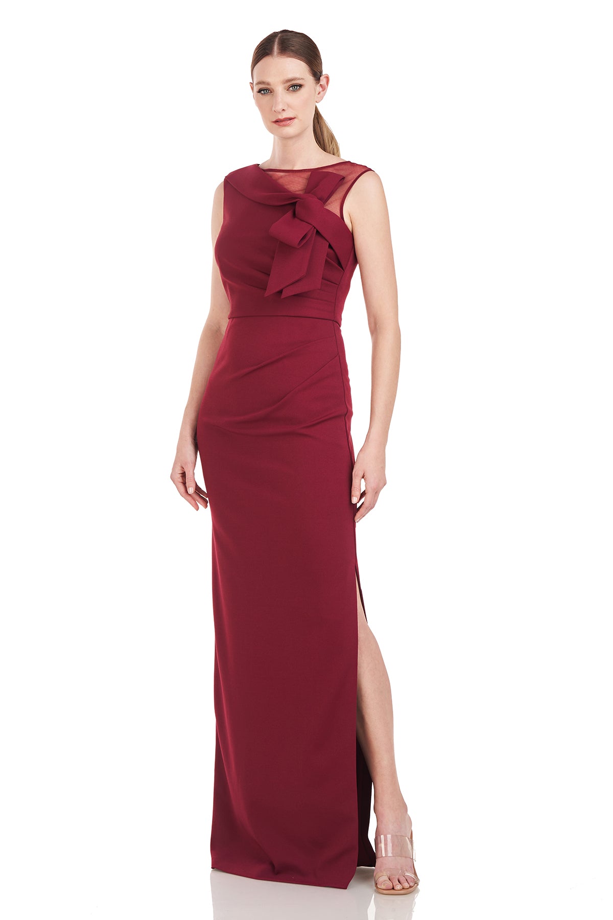Kirsten Neckline Bow Gown