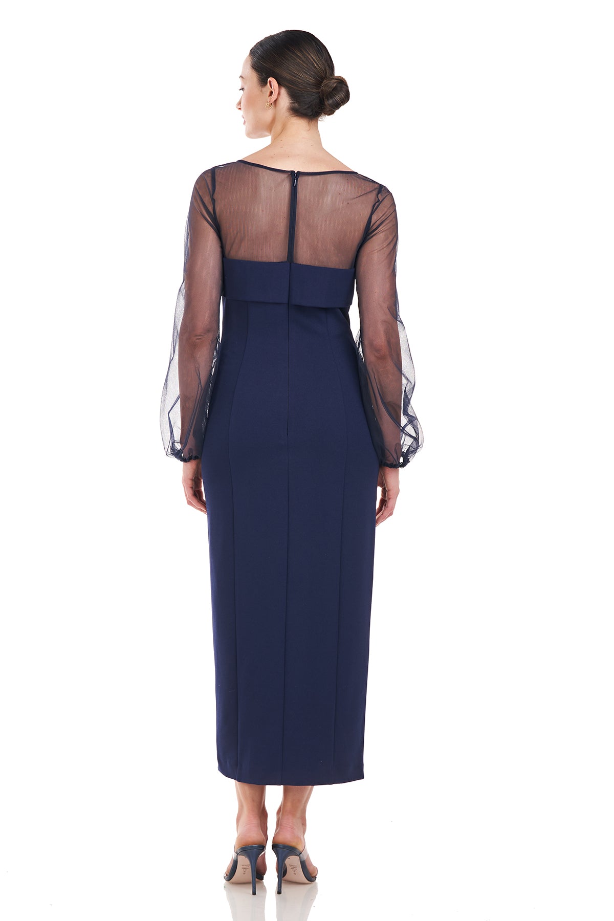 Maia Bow Tea Length Dress