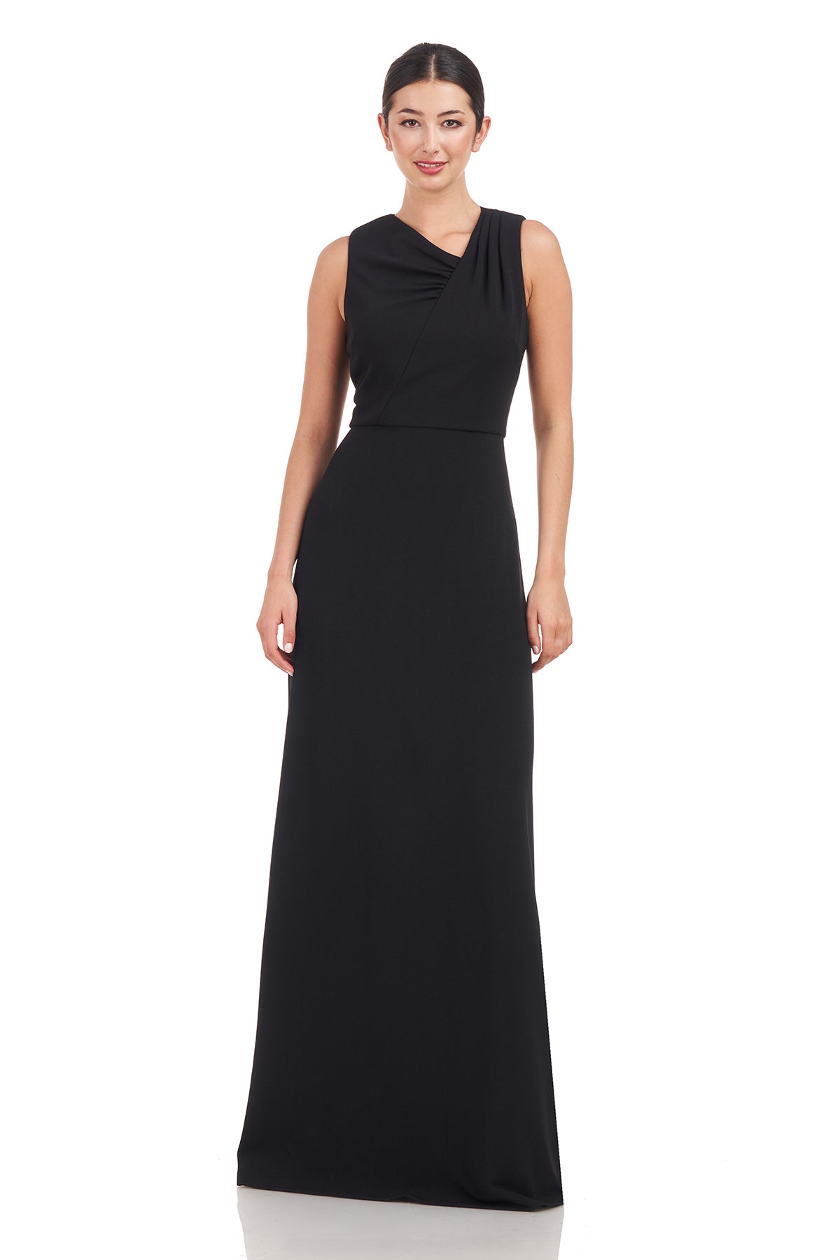Marcelle Scuba Crepe Gown