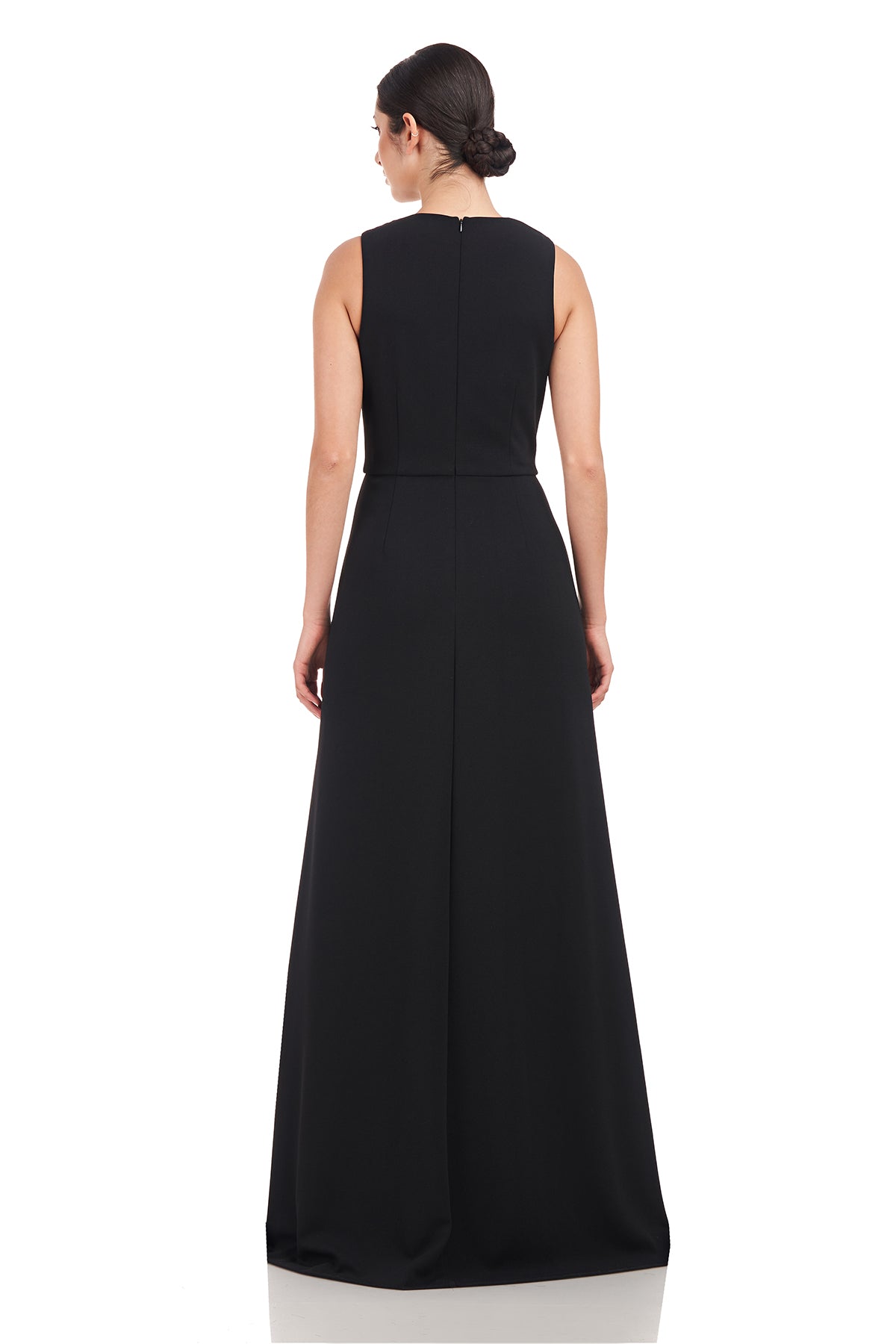 Marcelle Scuba Crepe Gown