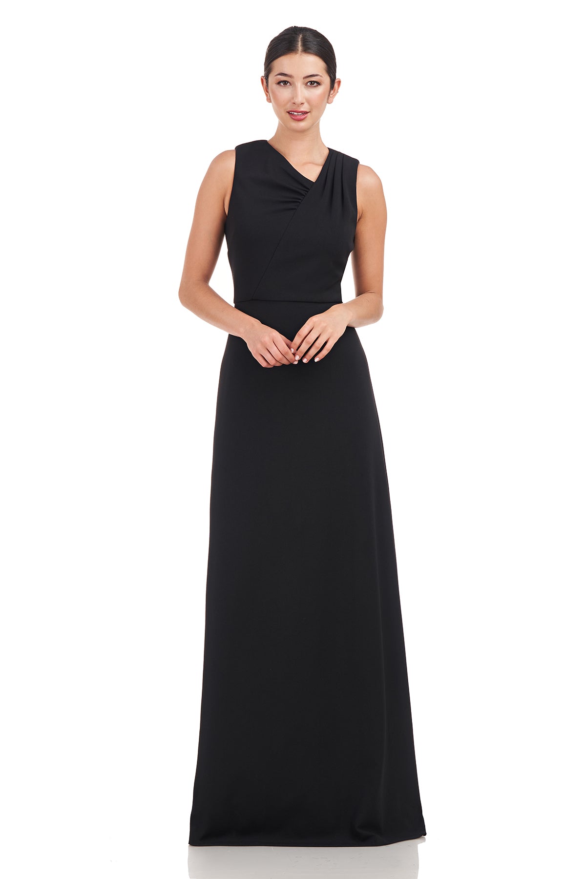 Marcelle Scuba Crepe Gown