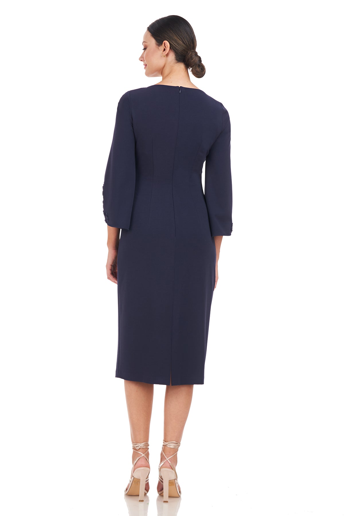 Linett Soutache Sleeve Midi