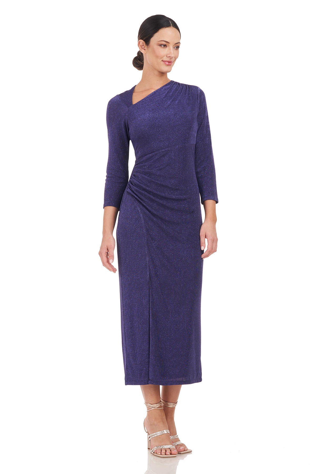 Violeta Knit Tea Length Dress