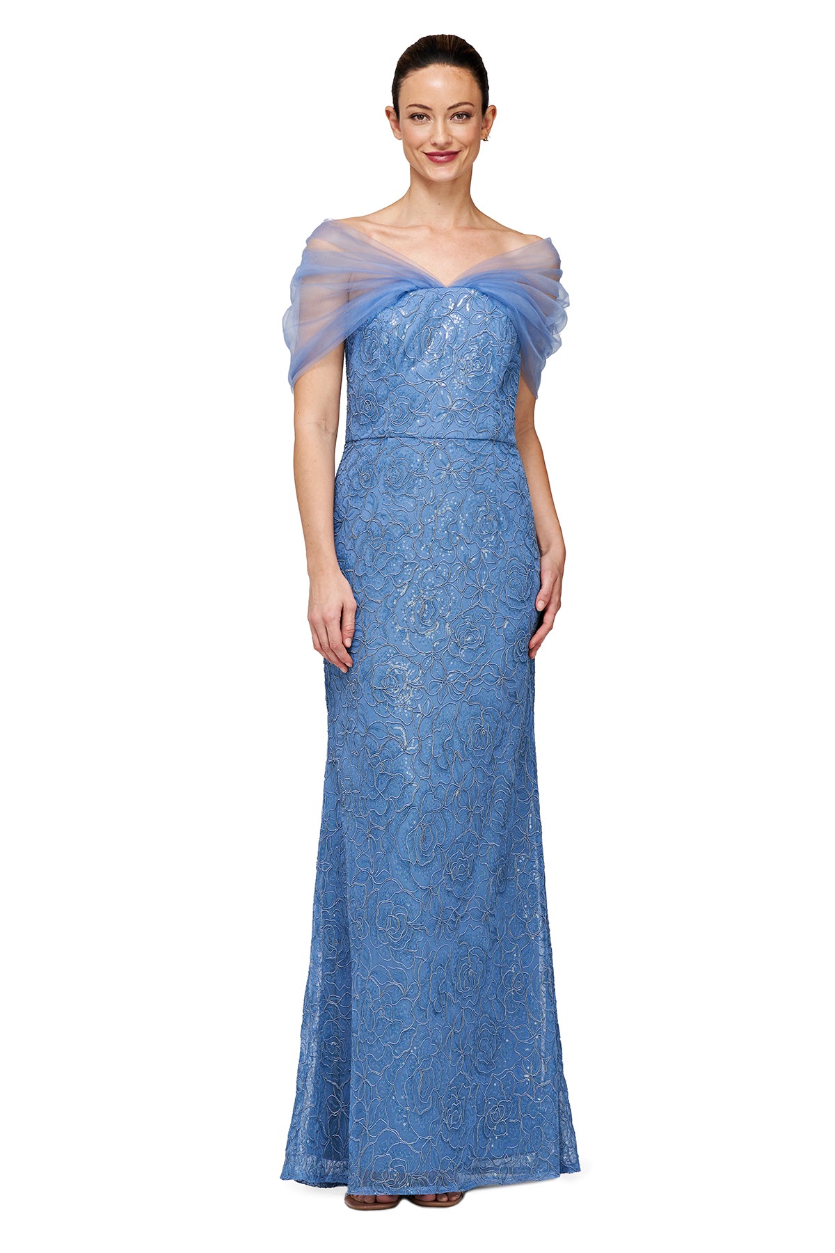 Isa Mermaid Gown - 2 / Deep Slate Isa Mermaid Gown - 2 / Deep Slate