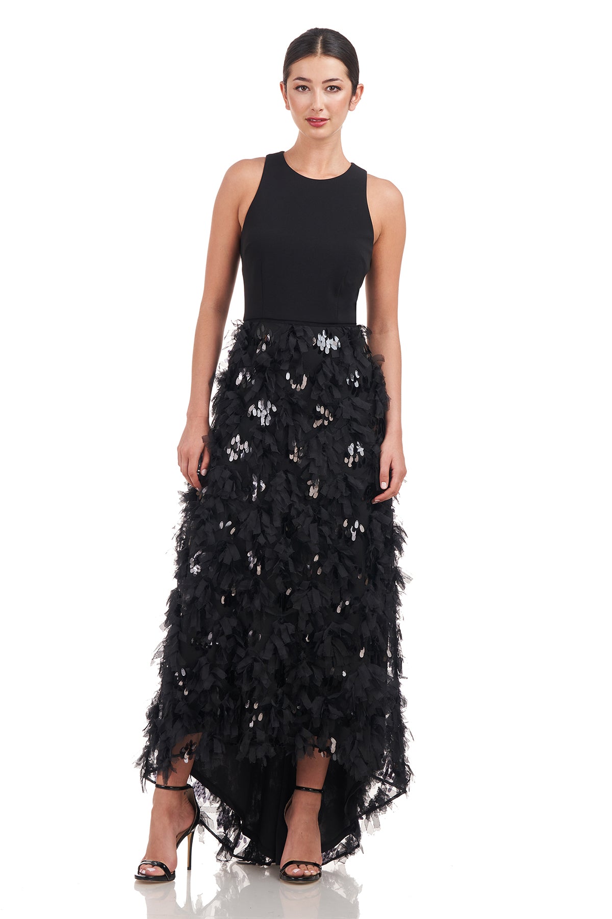 Sia Ruffle Skirt Gown