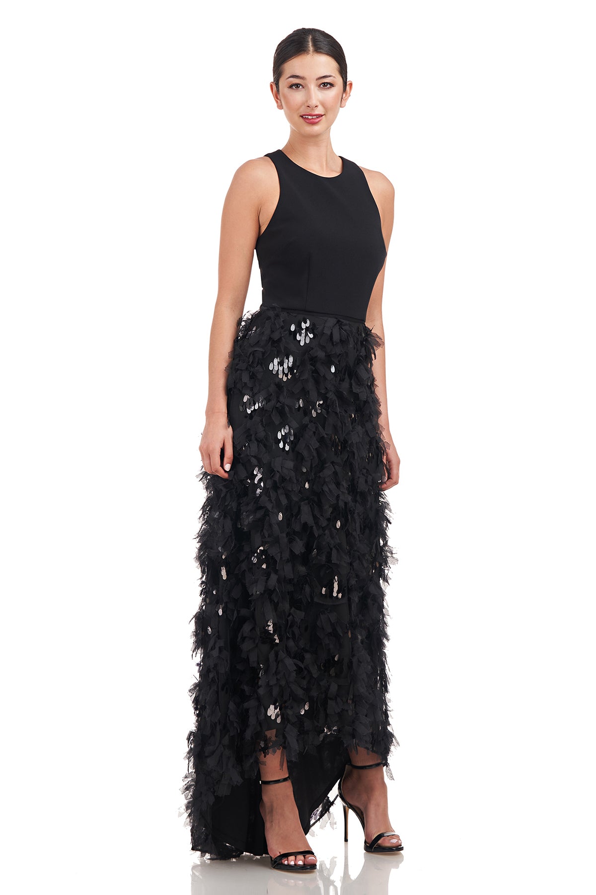 Sia Ruffle Skirt Gown