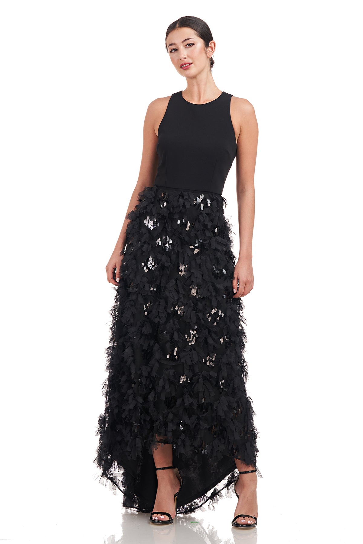 Sia Ruffle Skirt Gown