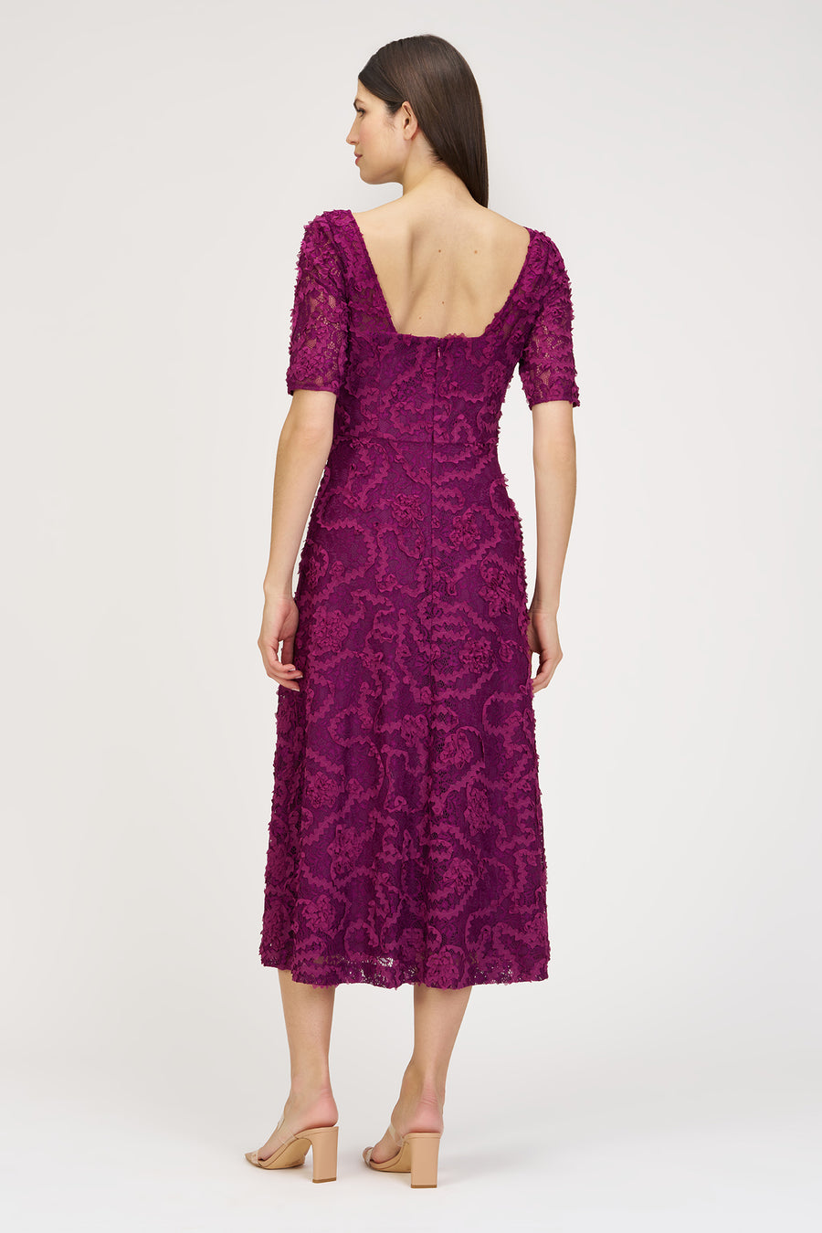 Jenni Lace Tea Length Dress