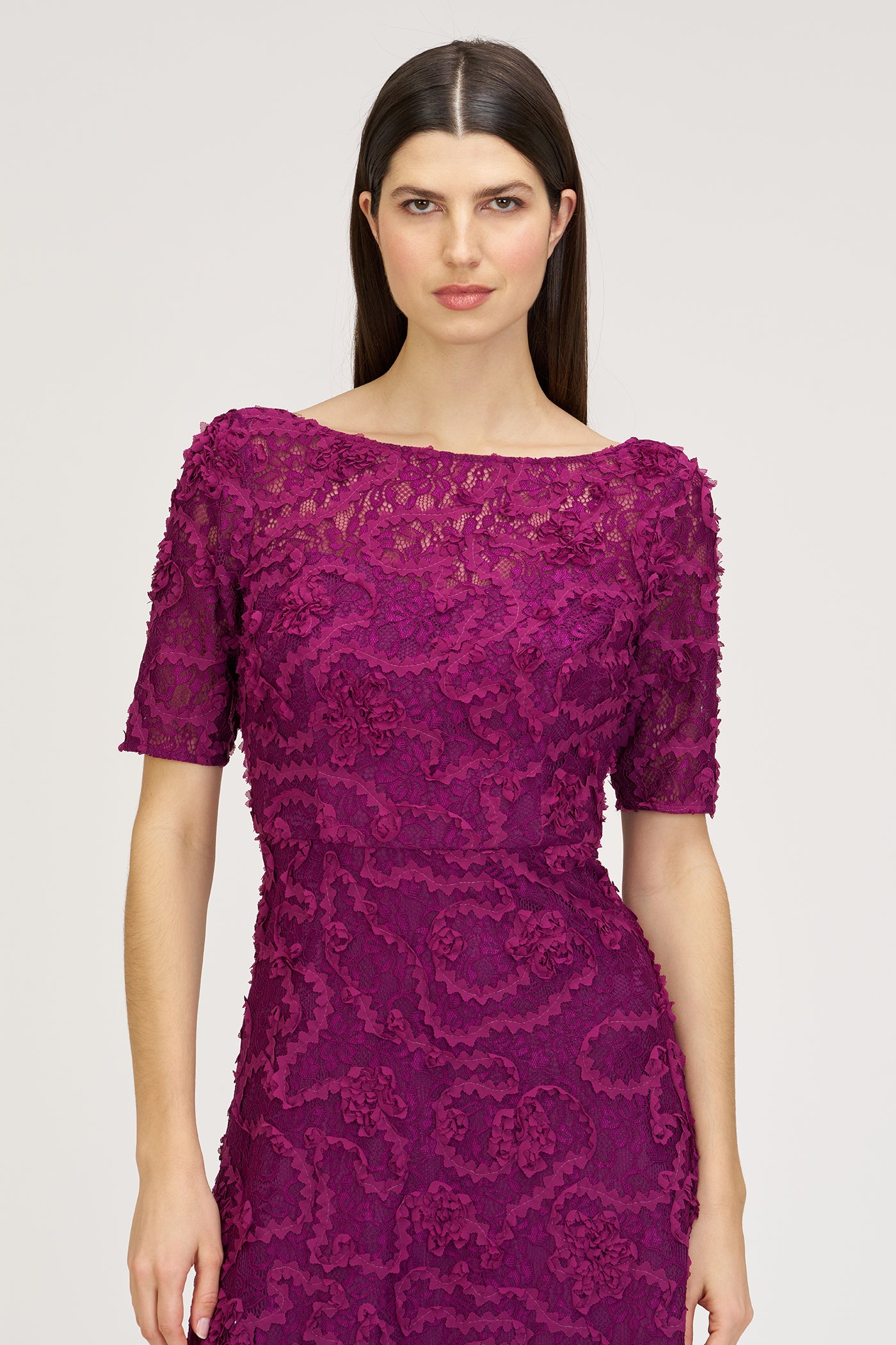 Jenni Lace Tea Length Dress