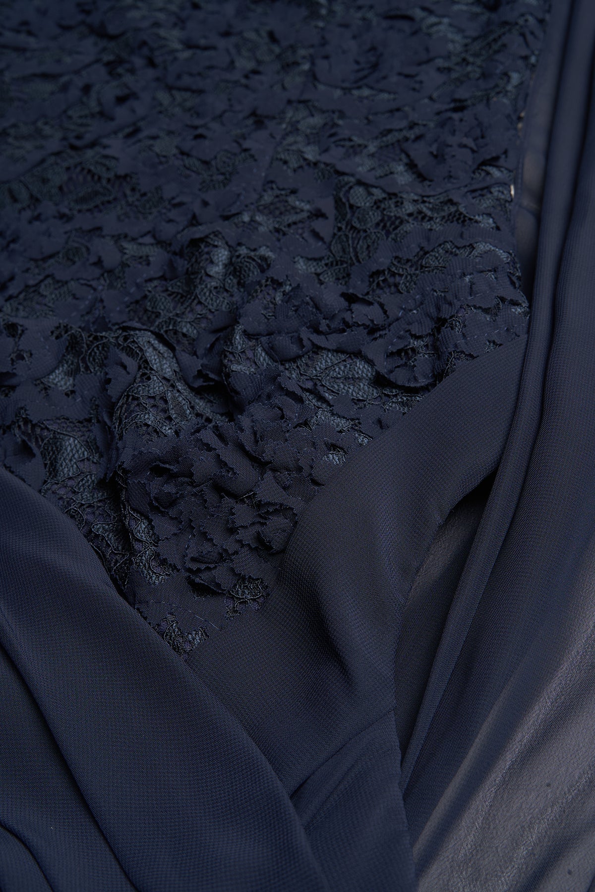 Elodie Neck Drape Gown