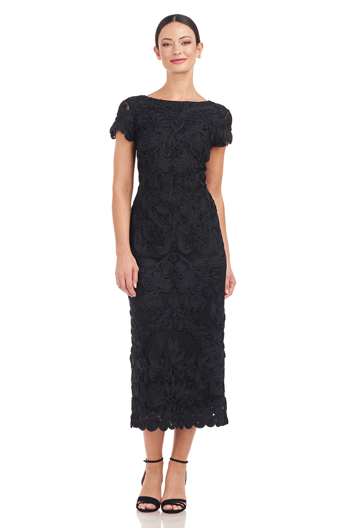 Jackie Soutache Midi Dress