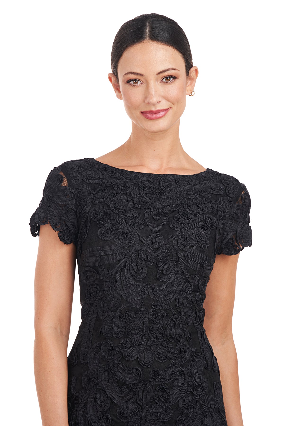 Jackie Soutache Midi Dress