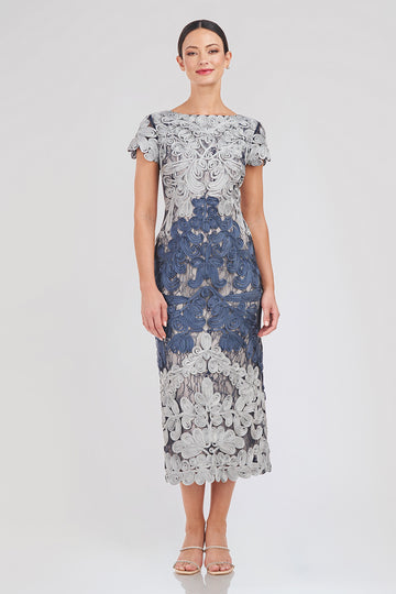 Jackie Soutache Midi Dress