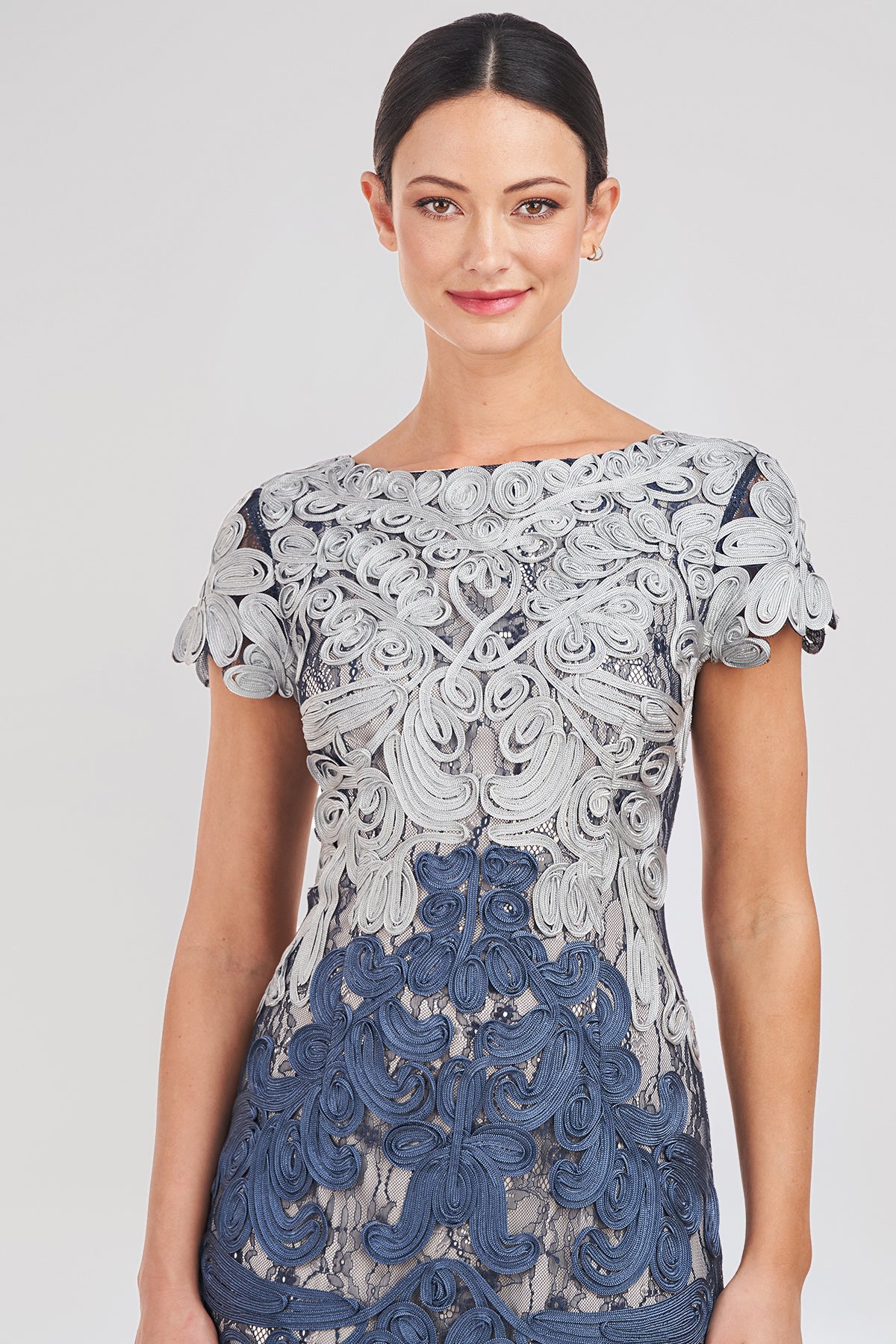 js collections soutache midi dress Jackie Soutache Midi Dress