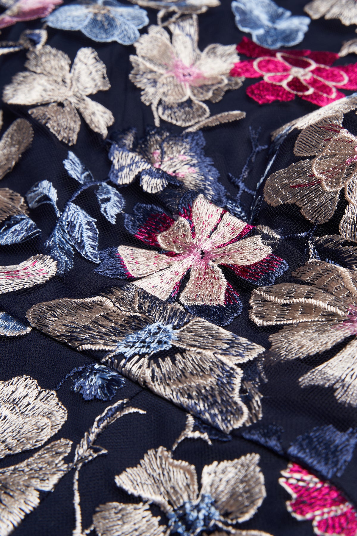 Magnolia Pleat-Sleeve Gown