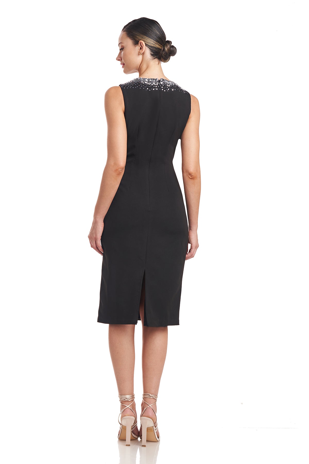 Corinne Beaded Cocktail Dress