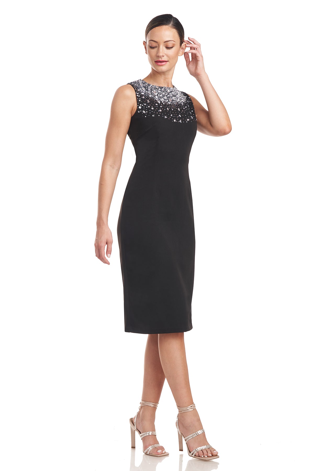 Corinne Beaded Cocktail Dress