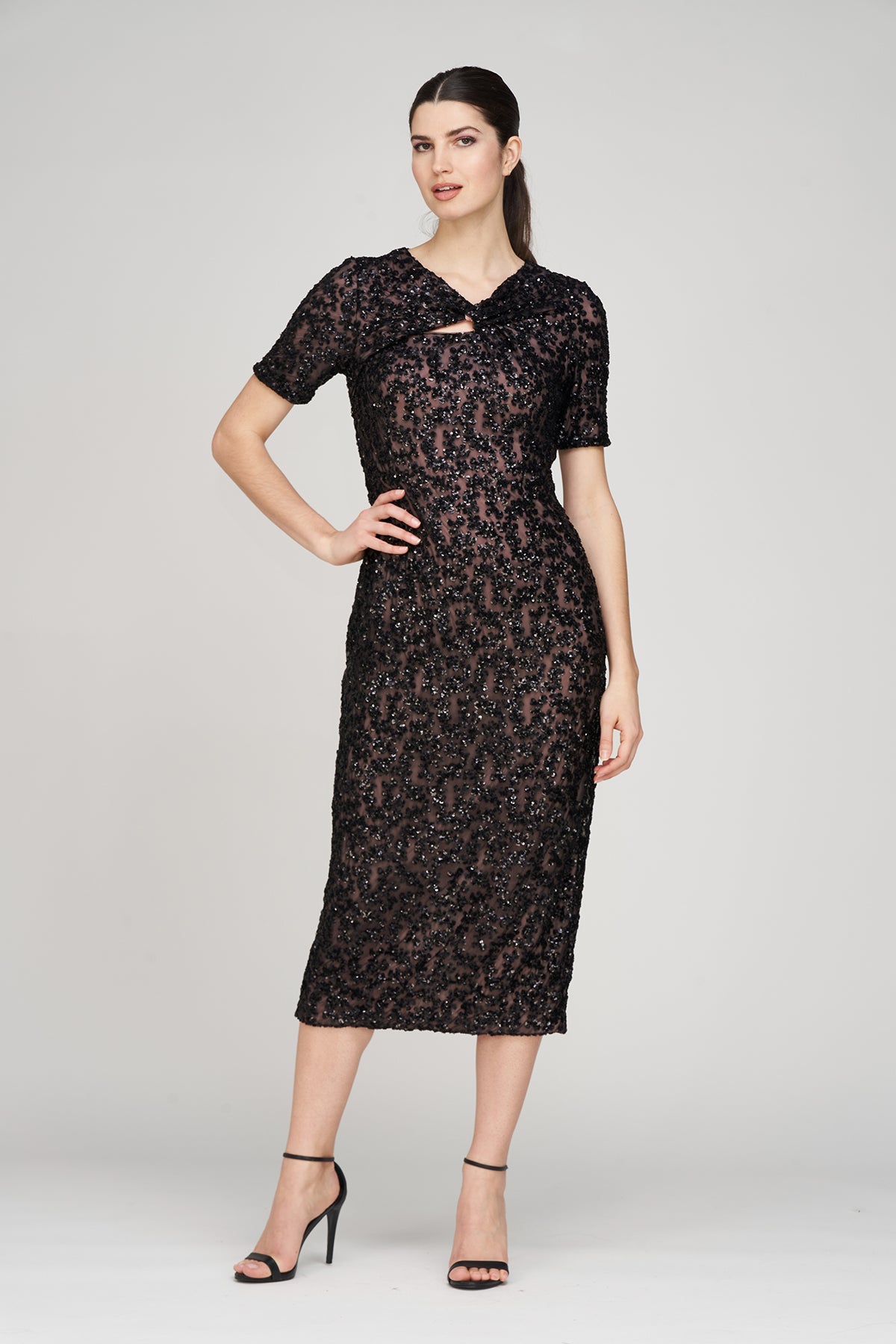 Farrah Tea Length Dress