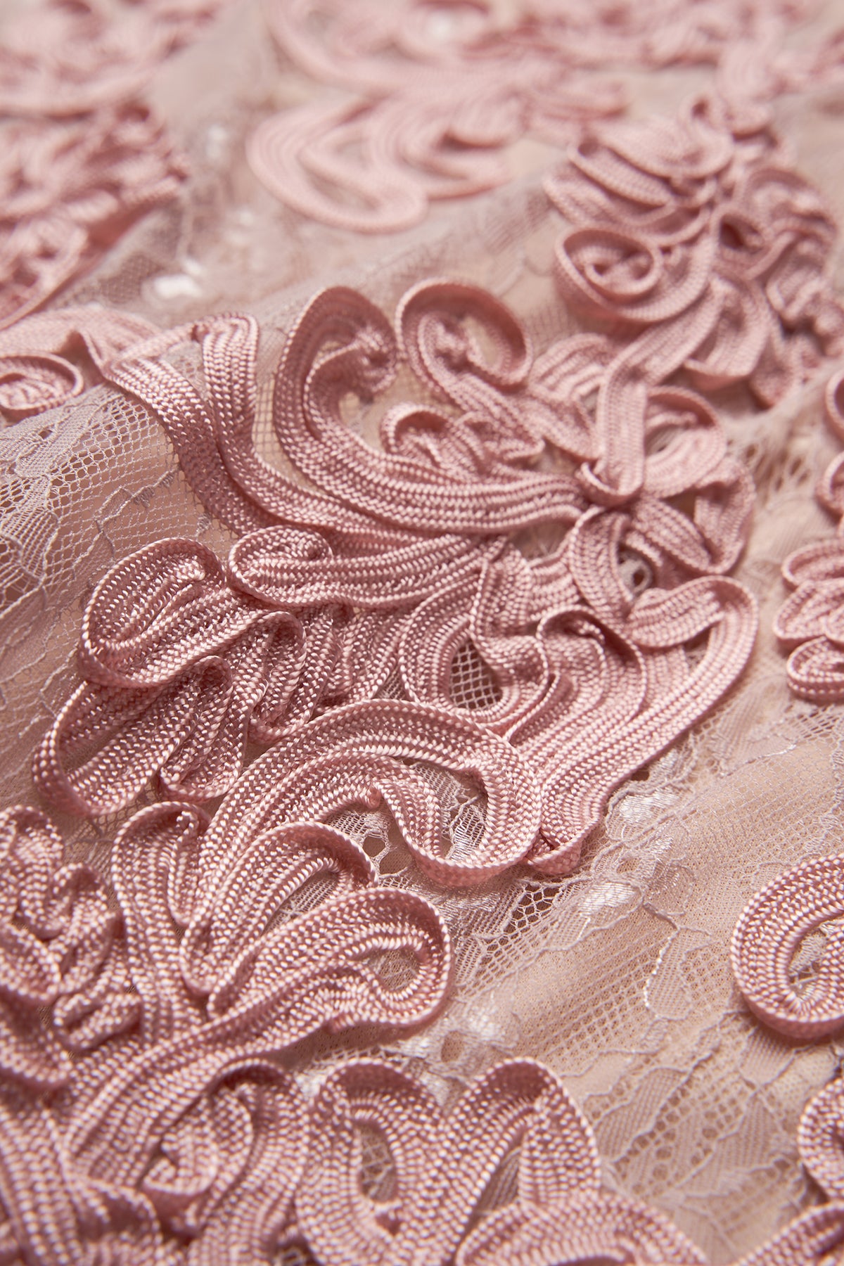 js collections soutache lace midi dress Meli Soutache Tea Length Dress