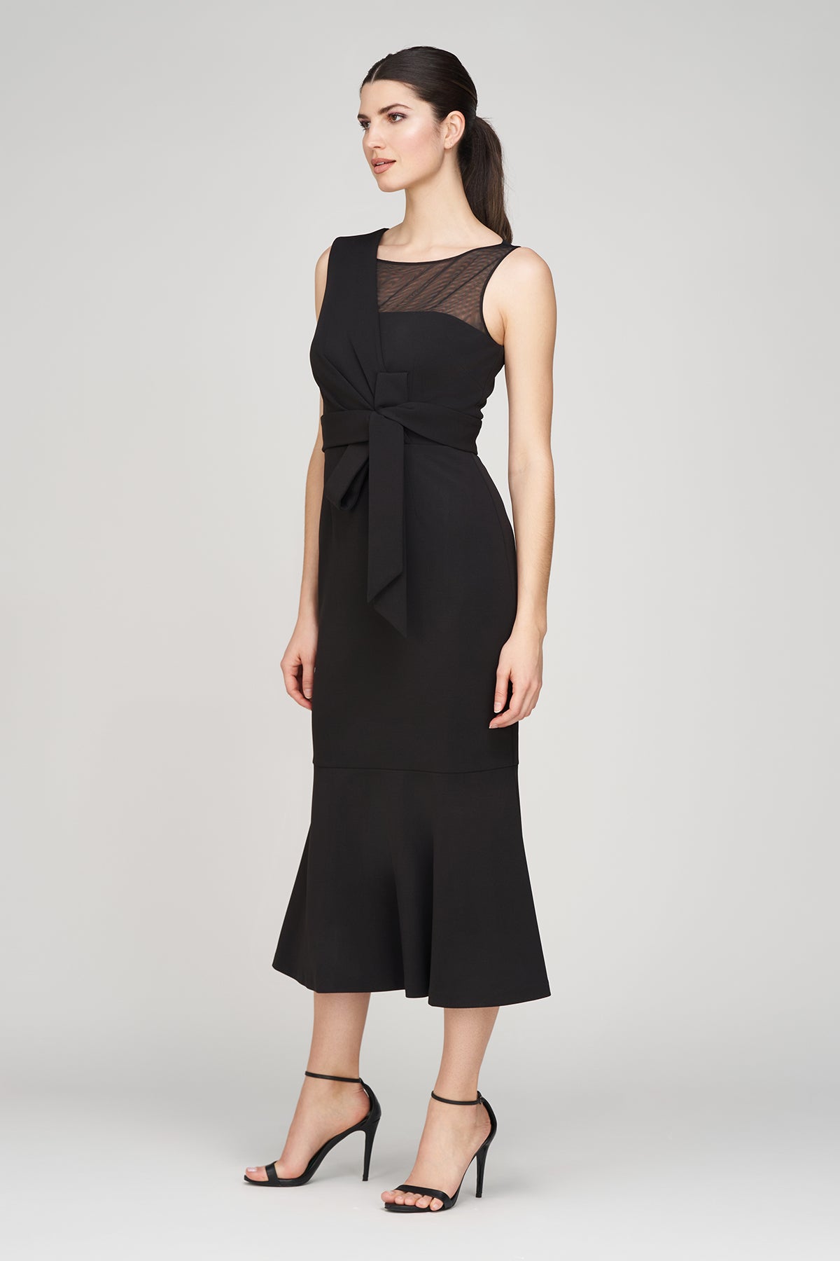Joanna Bow Tea Length Dress