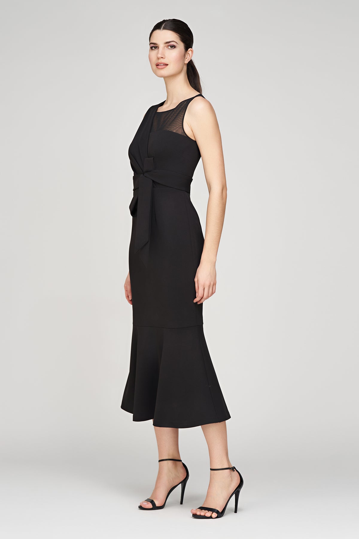 Joanna Bow Tea Length Dress