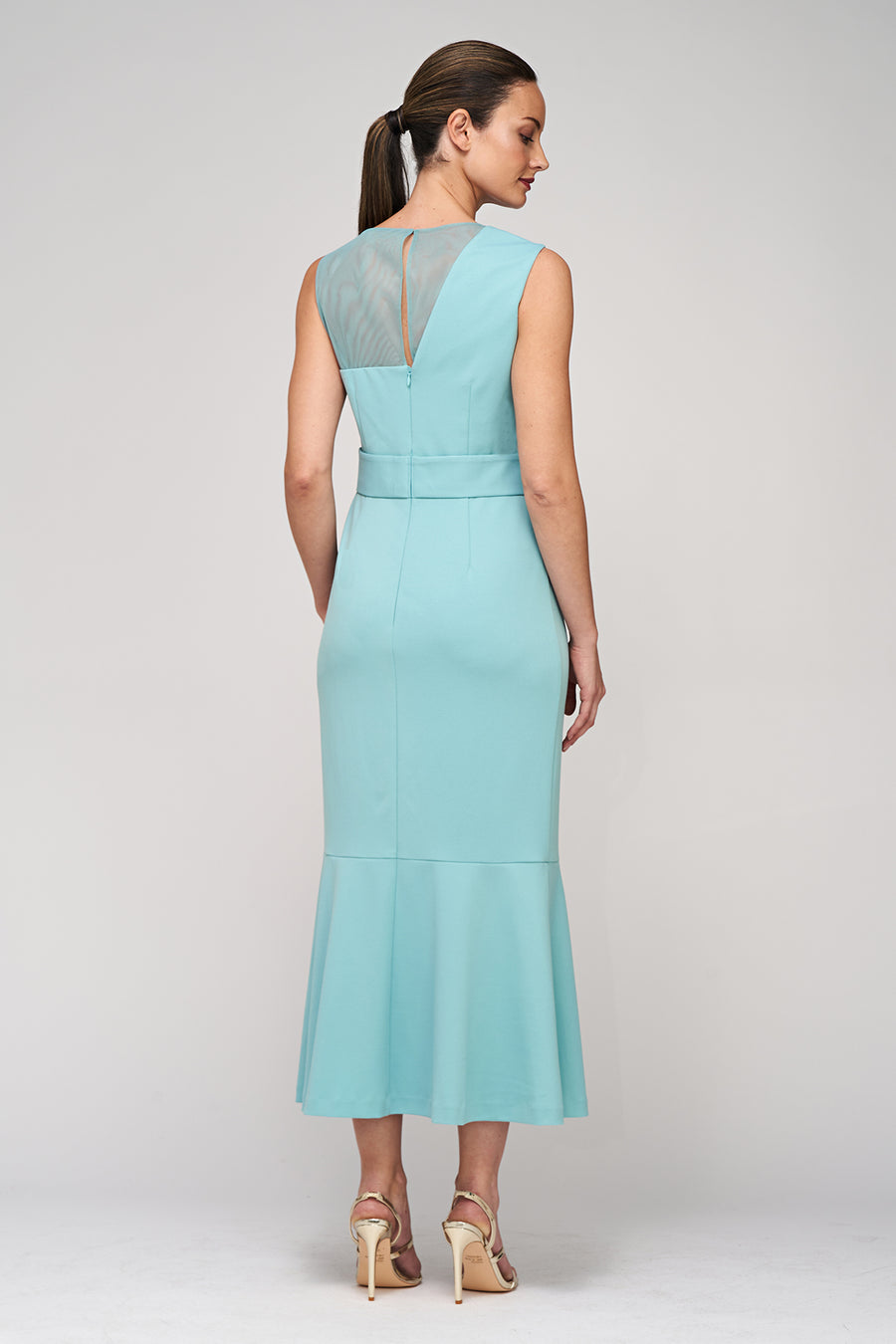 Joanna Bow Tea Length Dress