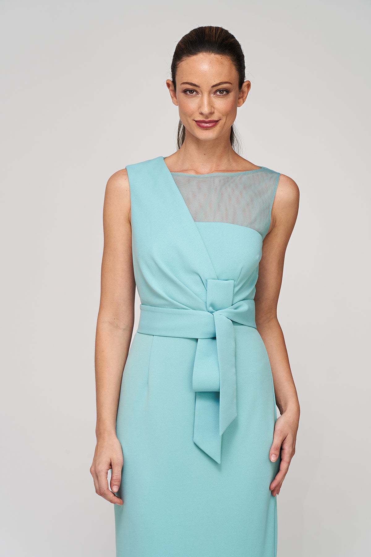 Joanna Bow Tea Length Dress