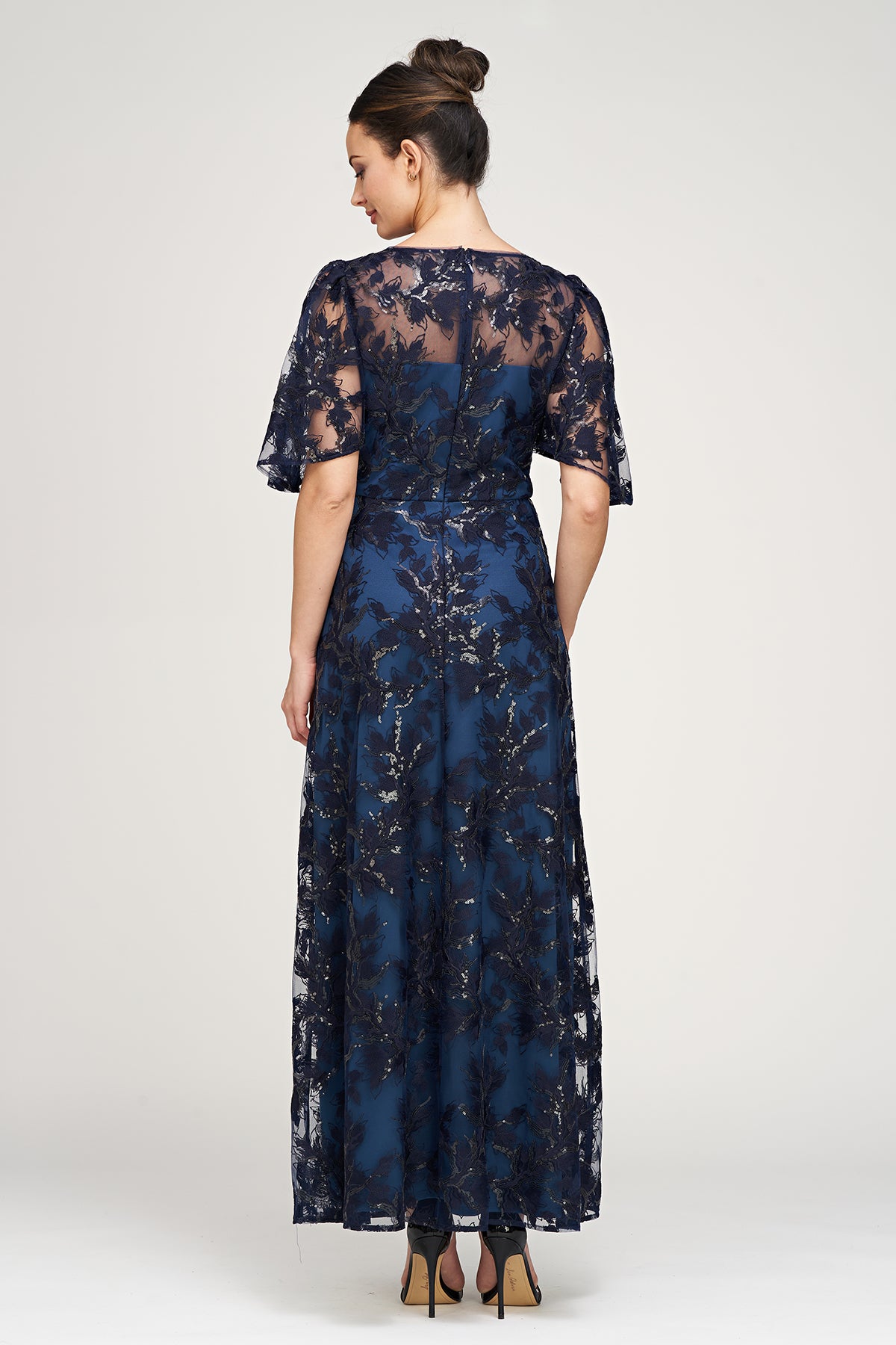 Eveline A-Line Ankle Gown