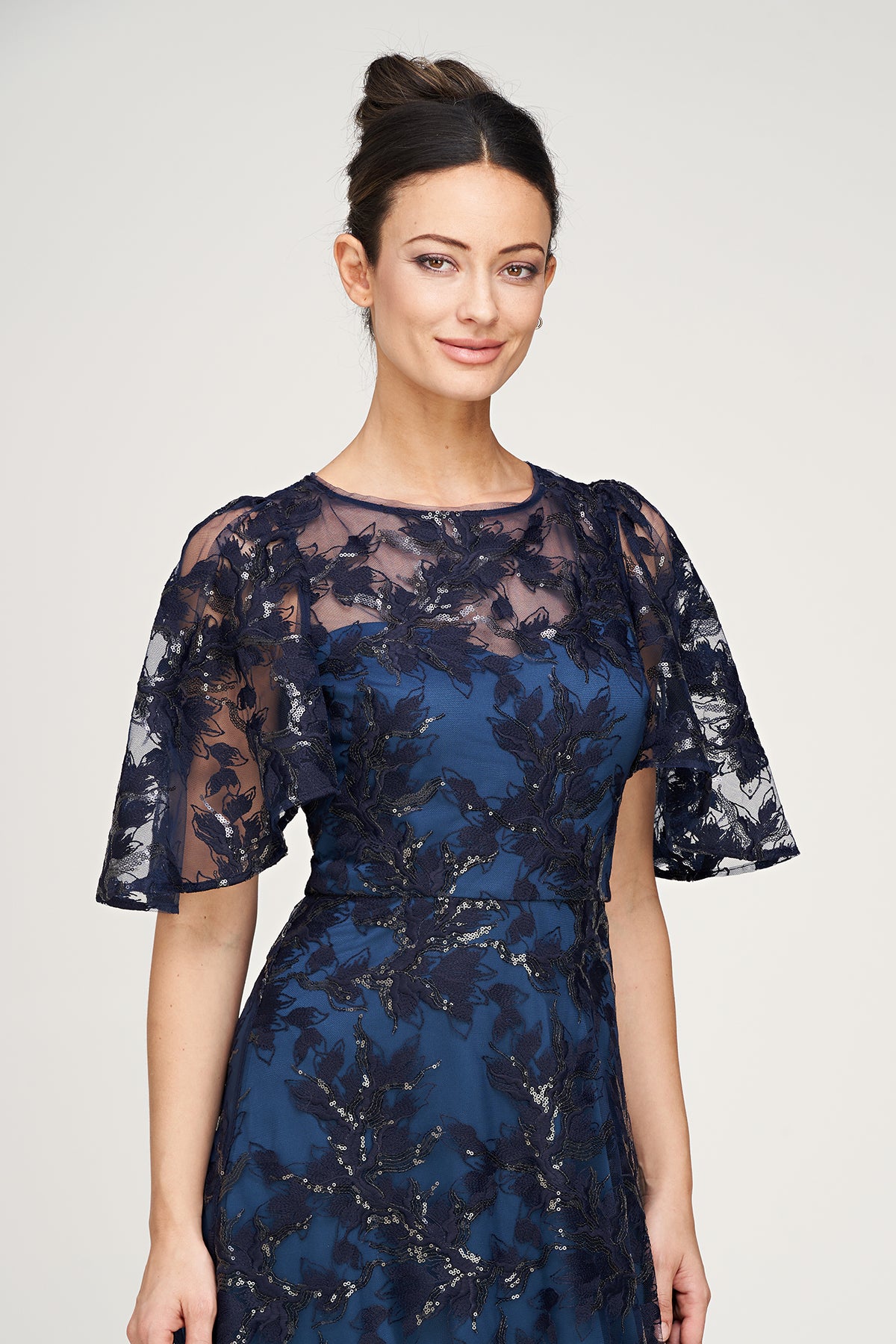 Eveline A-Line Ankle Gown