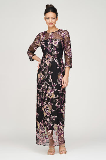 Pheobe Column Ankle Gown