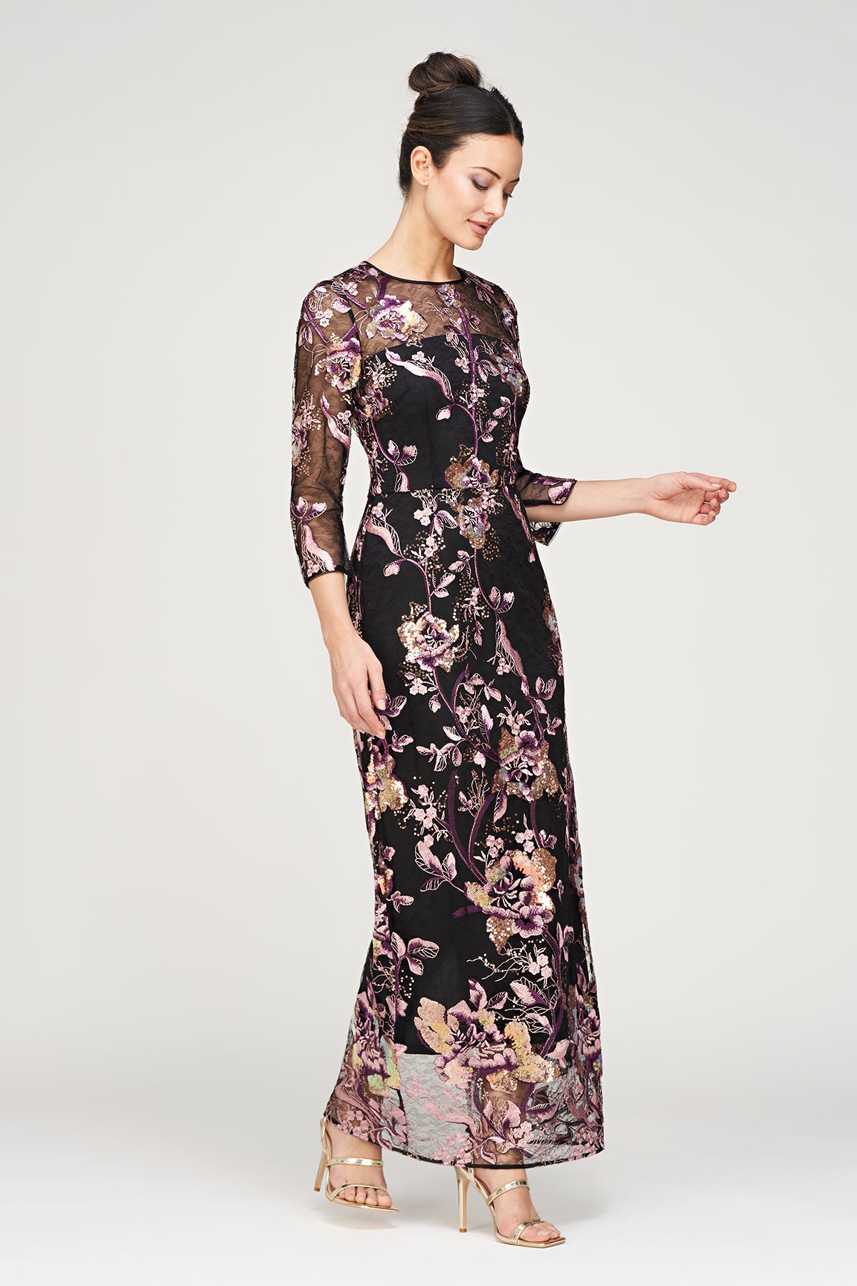 Pheobe Column Ankle Gown