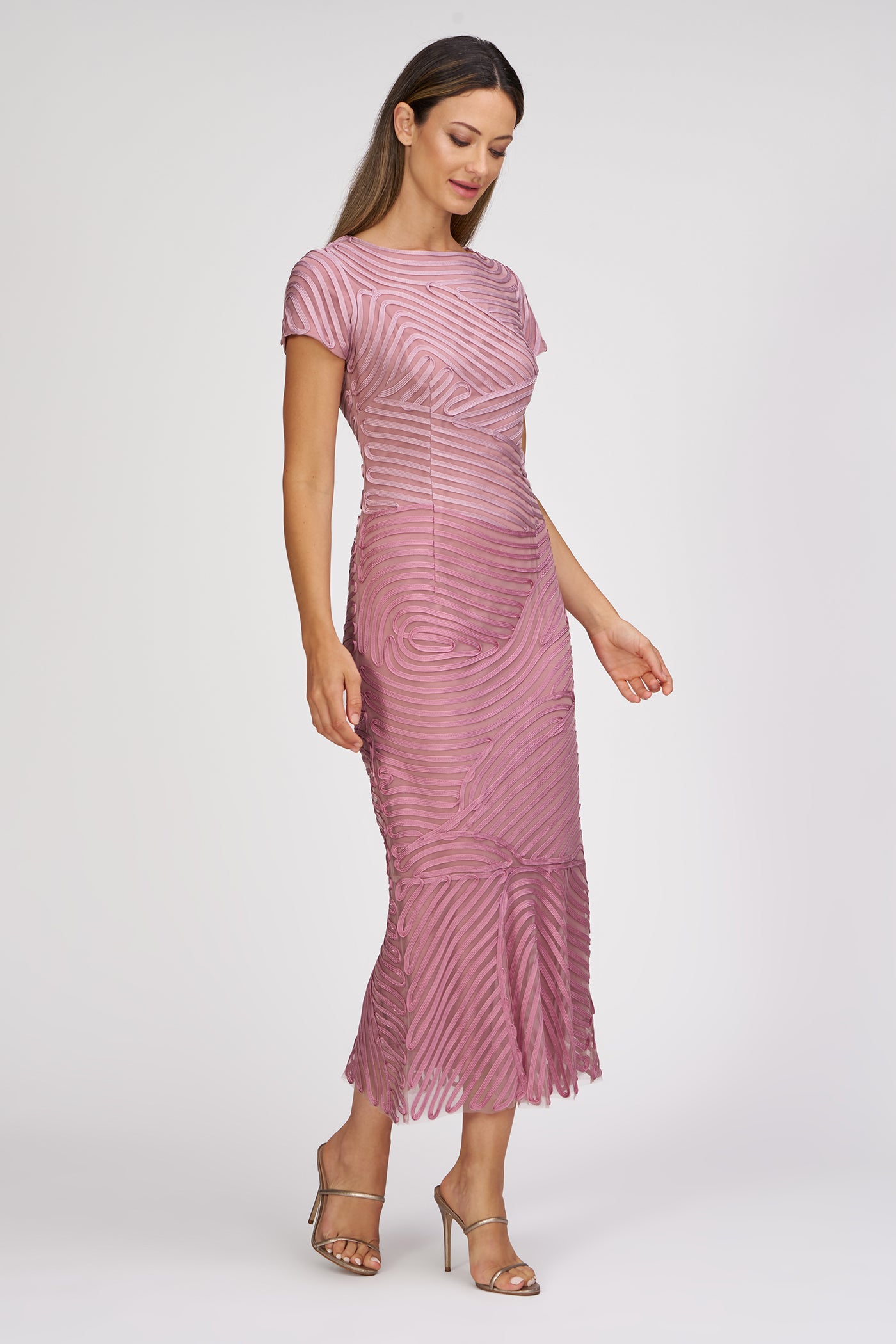 Julianna Ombre Soutache Dress