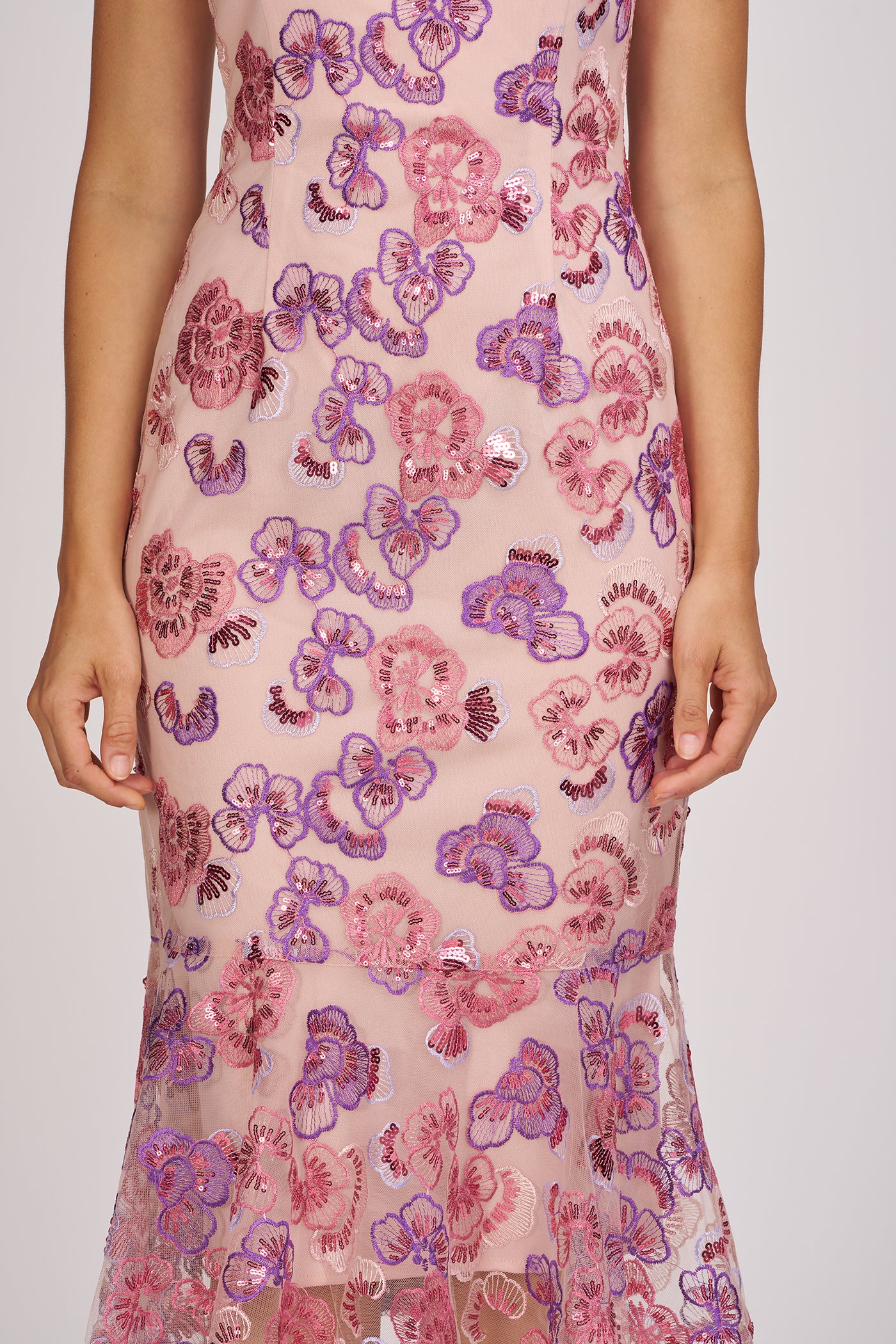 Greer Flounce Cocktail Dress