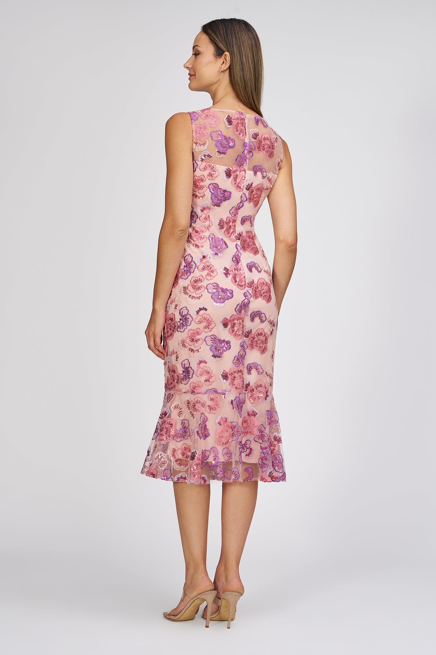 Greer Flounce Cocktail Dress