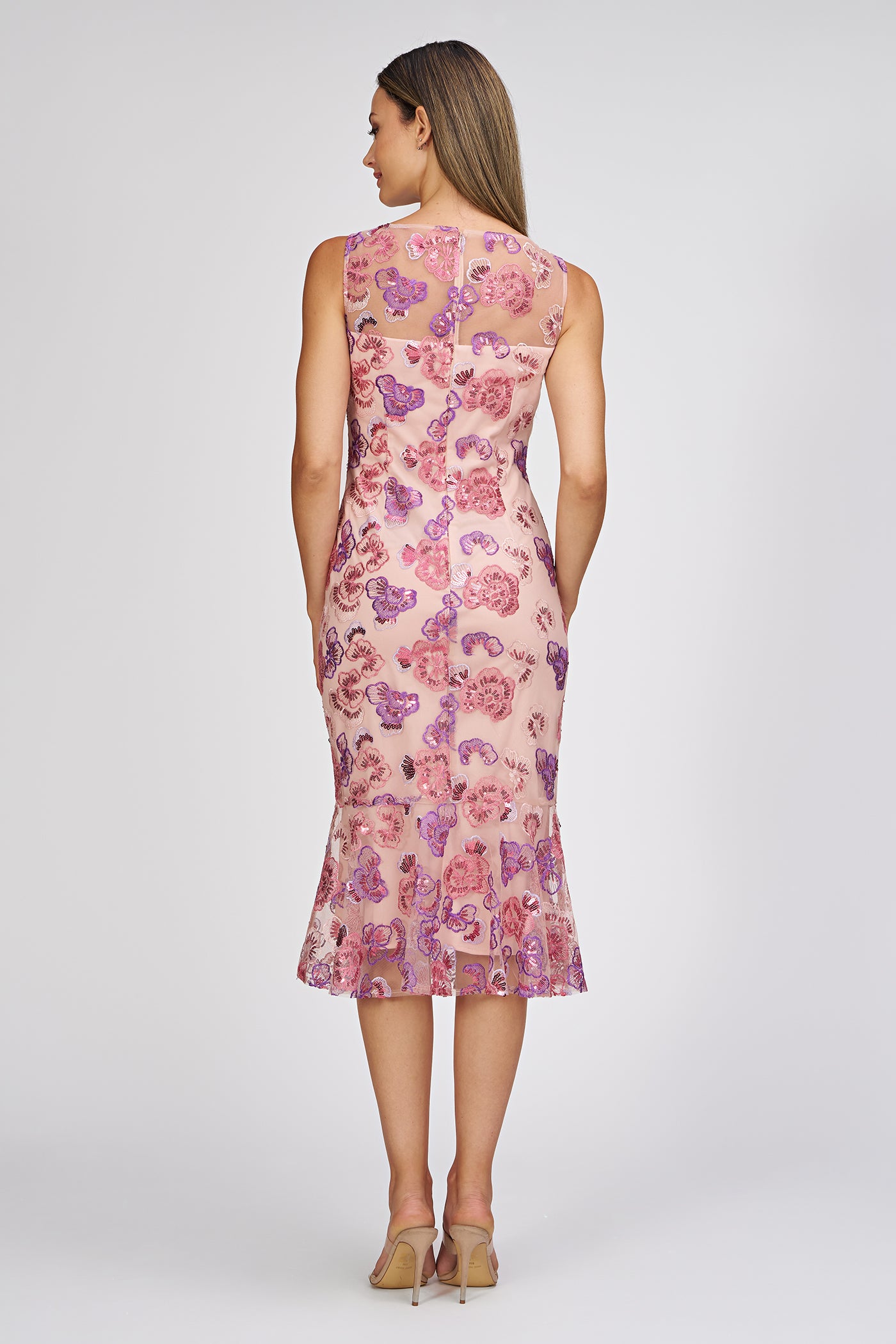 Greer Flounce Cocktail Dress